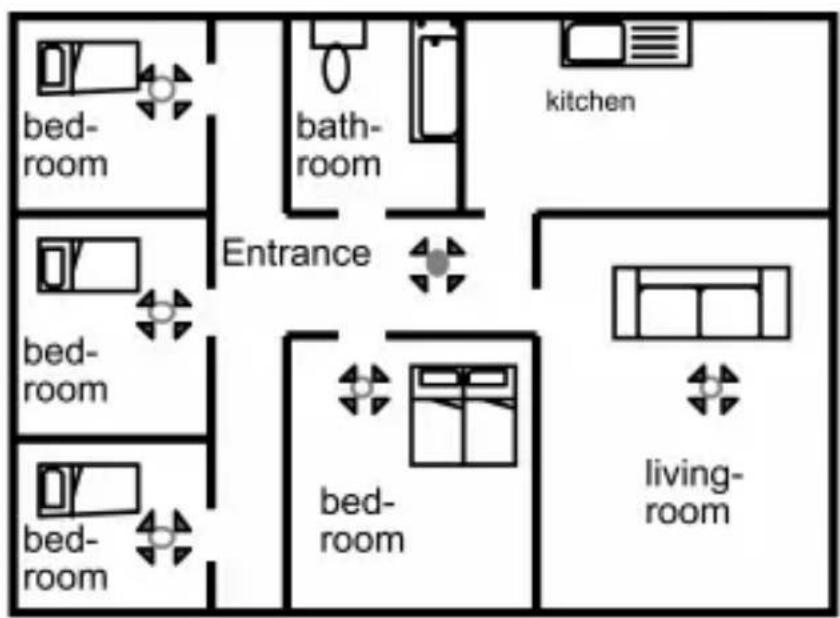 BRENNENSTUHL BR 8221 - Installation sites to avoid Do not install smoke detectors: - 3
