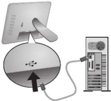 AGFA AF 5086MS - Brancher le câble d'alimentation - 4