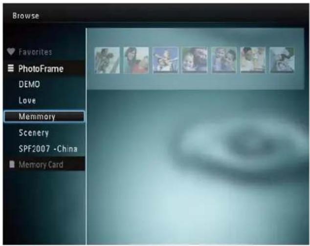 PHILIPS SPF4328 - Browse and manage albums and media - 2