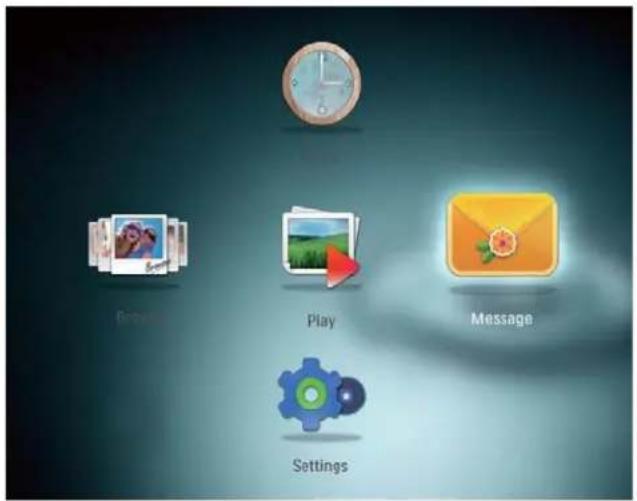 PHILIPS SPF4328 - Edit a message - 1