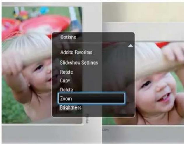 PHILIPS SPF2307 - Zoom and crop a photo - 1
