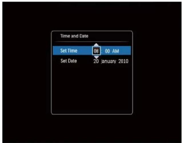 PHILIPS SPF2307 - For the first time you turn on the PhotoFrame: - 4