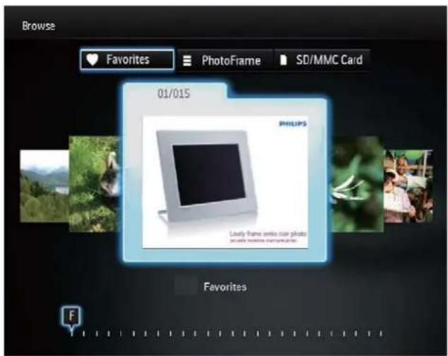 PHILIPS SPF2307 - Browse and manage albums and media - 1