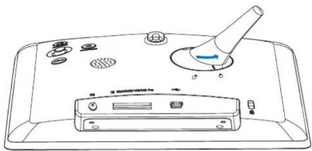 PHILIPS SPF4308 - Montage du pied - 2