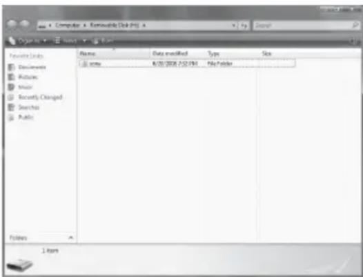 Computer + Renewable Disk (RIS) Name: Data modified Type Size File name: 6/03/2008 212 PBI File Folder Folders 1 item