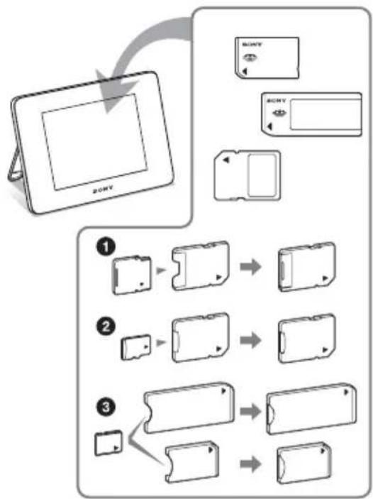 SONY DPF-D830 - ■Affichage d'images de la carte mémoire et importation de ces images dans la mémoire interne - 1