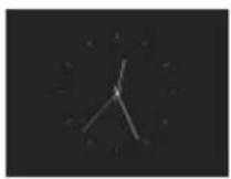 SONY DPF-D830 - Affichage Horloge et calendrier - 1