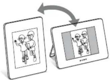 SONY DPF-D830 - ■Rotation automatique d'images - 1