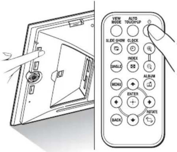 VIEW MODE AUTO TOUCH-UP SLIDE-SHOW CLOCK INDEX SINGLE ALBUM MENU ENTER ROTATE BACK