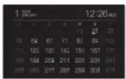 SONY DPF-V800 - Affichage Horloge et calendrier - 11