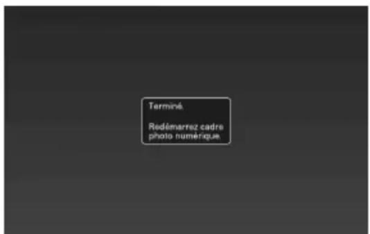 Terminé: Redémarrez cadre photo numérique