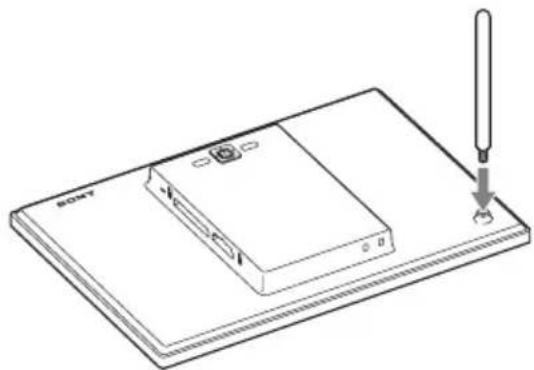 SONY DPF-VR100 - Installation du pied - 1