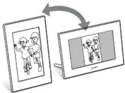 SONY DPF-VR100 - ■Rotation automatique d'images - 1