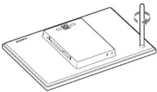 SONY DPF-VR100 - Installation du pied - 2