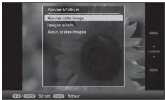 Ajouter à l'album Ajouter cette image Images select. Ajout, toutes images