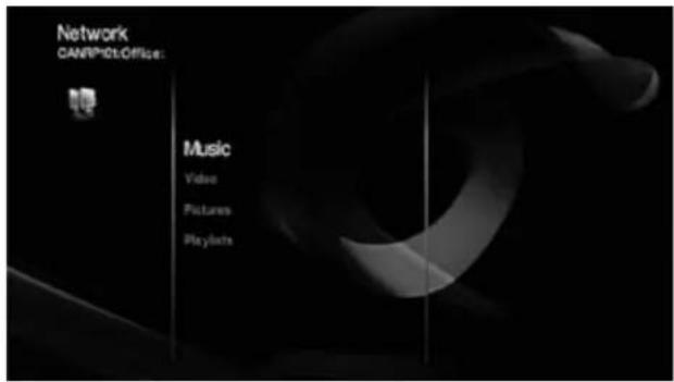 HARMAN KARDON HS 210 - To access files on networked devices: - 1