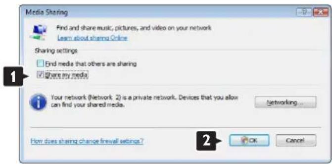 PHILIPS Cineos 32PFL9603H - Windows Media Player v11 op Windows Vista - 2