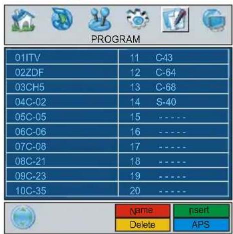 HITACHI 42PD8700C - Programmenu - 1