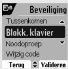 Beveiliging Tussenkomen Blokk. klavier Noodoproep Witzig code Terug Valideren