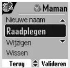 Maman Nieuwe naam Raadplegen Wijzigen Wissen Terug Valideren