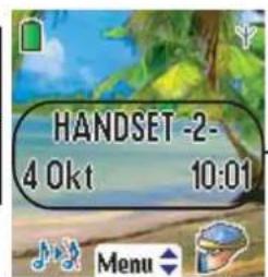 HANDSET -2- 4 0kt 10:01 Menu