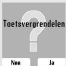 Toetsvergrendelen Nee Ja