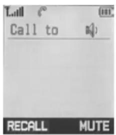 T... ℃ Call to RECALL MUTE