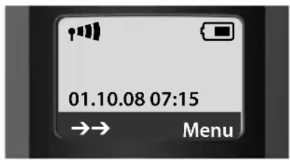 GIGASET A58H - Display in ruststand - 1