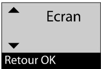 Ecran Retour OK
