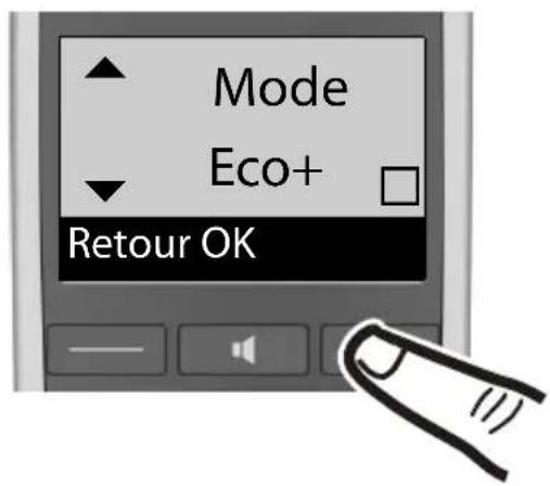 Mode Eco+ Retour OK