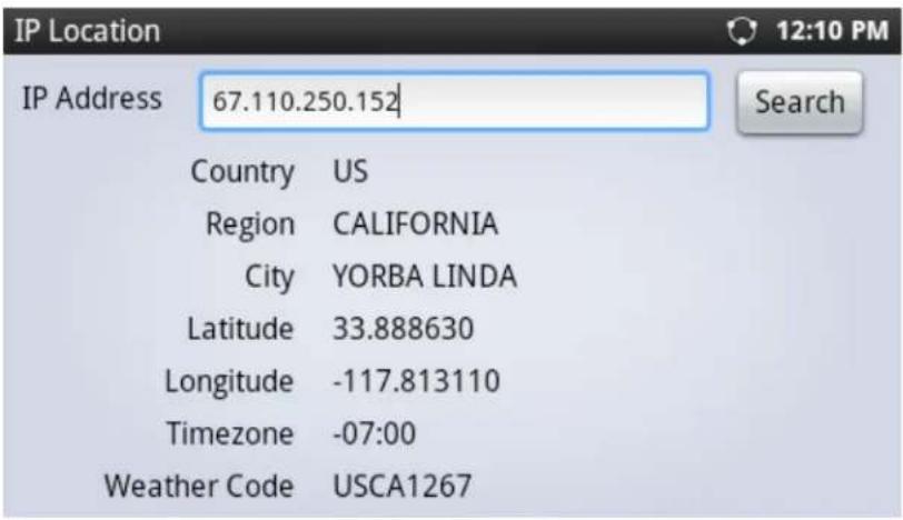 GRANDSTREAM GXP2200 - IP LOCATION - 1