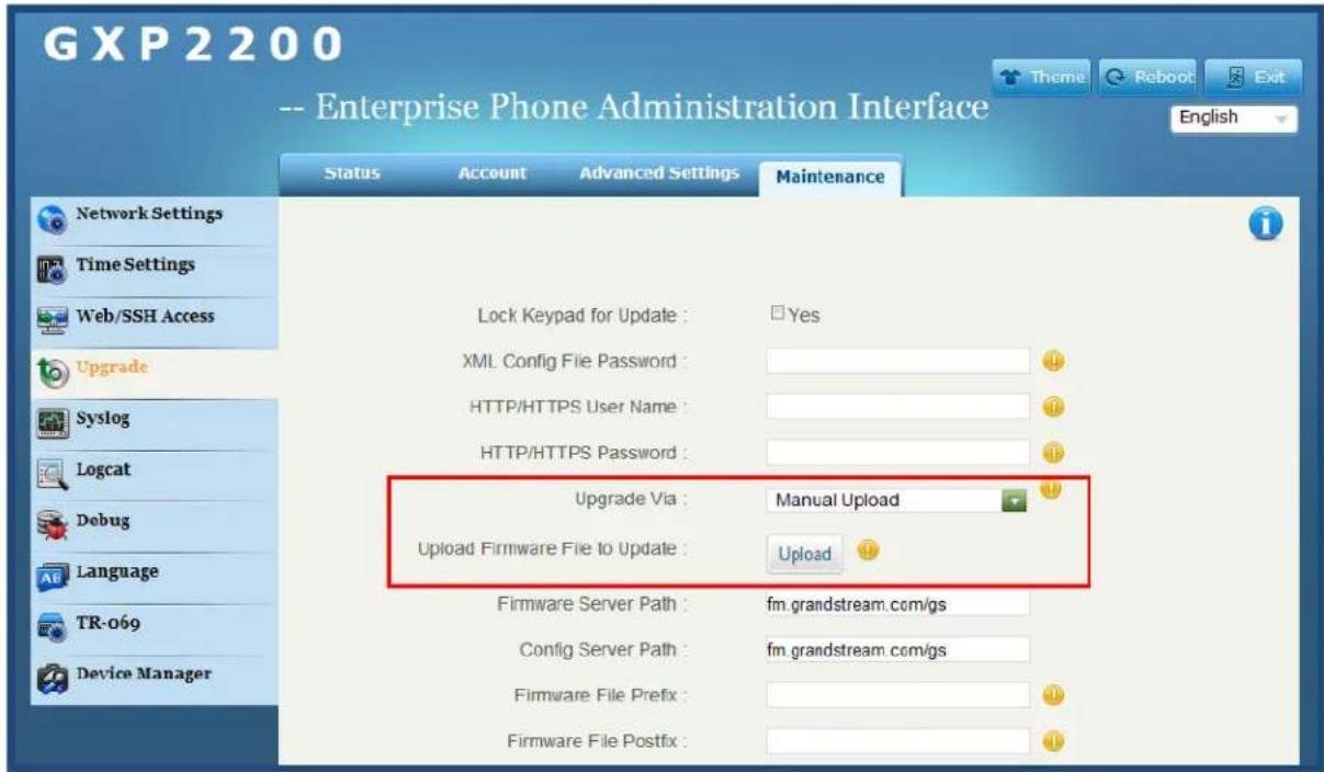 GRANDSTREAM GXP2200 - Note: - 1