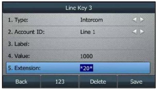 Yealink SIP-T46G - Procedure: - 1