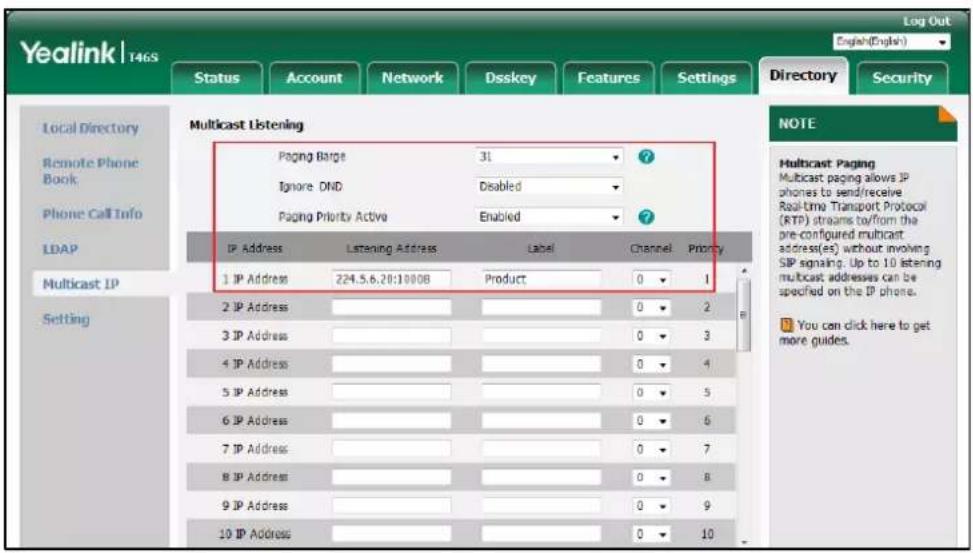 Yealink SIP-T46G - Procedure: - 1