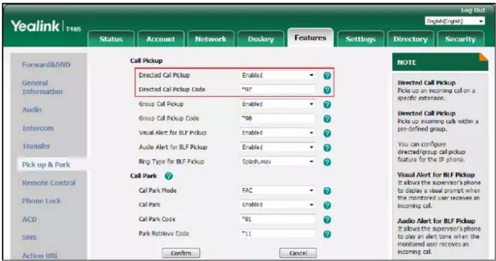 Yealink SIP-T46G - Procedure: - 1