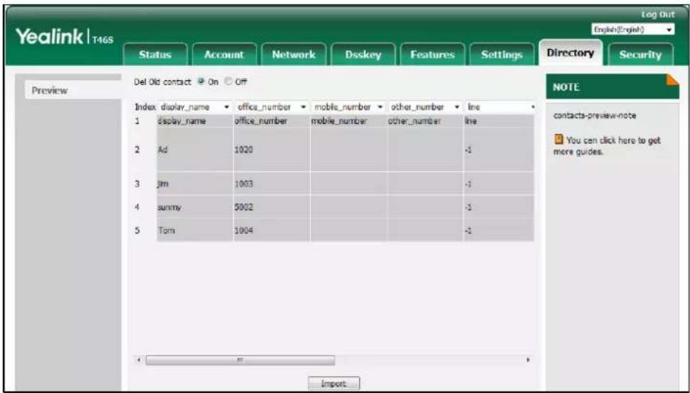 Yealink SIP-T46G - Procedure: - 1