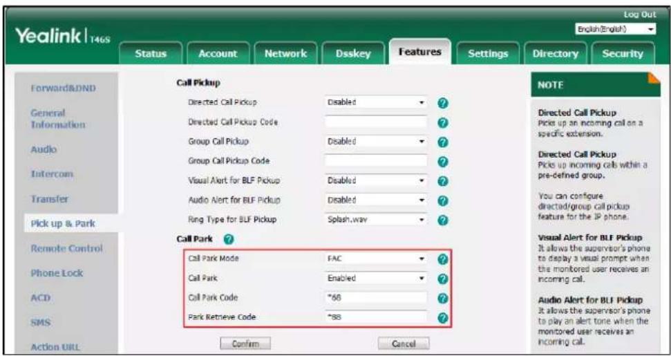 Yealink SIP-T46G - Procedure: - 1