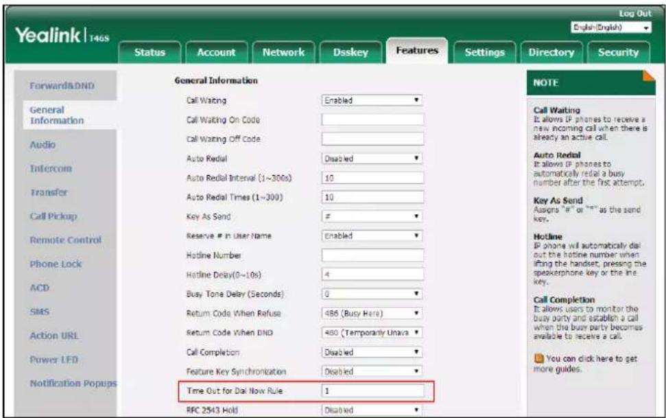 Yealink SIP-T46G - Procedure: - 1
