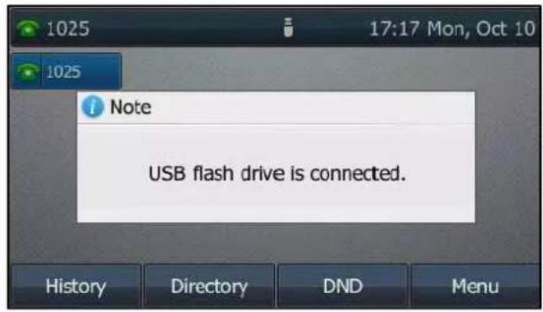 Yealink SIP-T46G - Recording Using a USB Flash Drive - 1