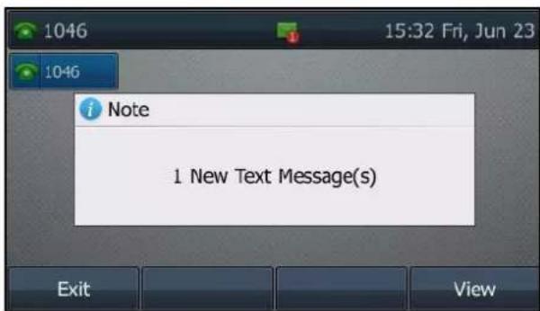 Yealink SIP-T46G - Short Message Service (SMS) - 1