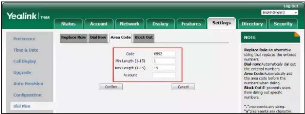 Yealink SIP-T46G - Procedure: - 1