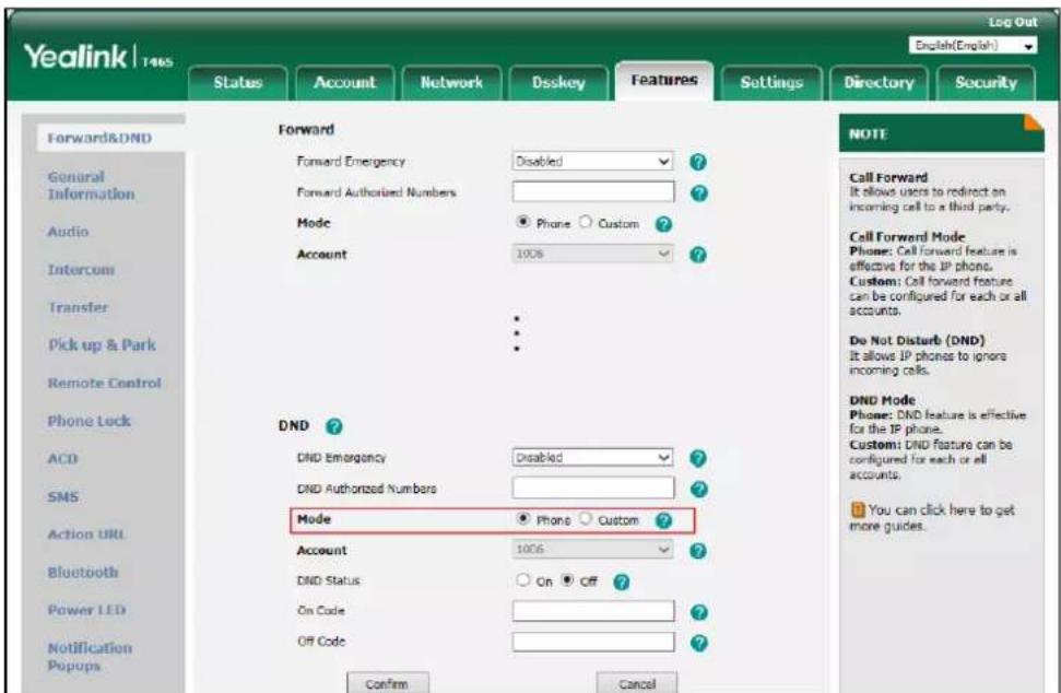 Yealink SIP-T46G - Procedure: - 1
