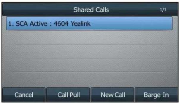 Yealink SIP-T46G - Barging In an Active Call - 1