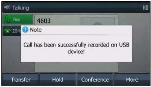 Yealink SIP-T46G - During the recording, you can do the following: - 1