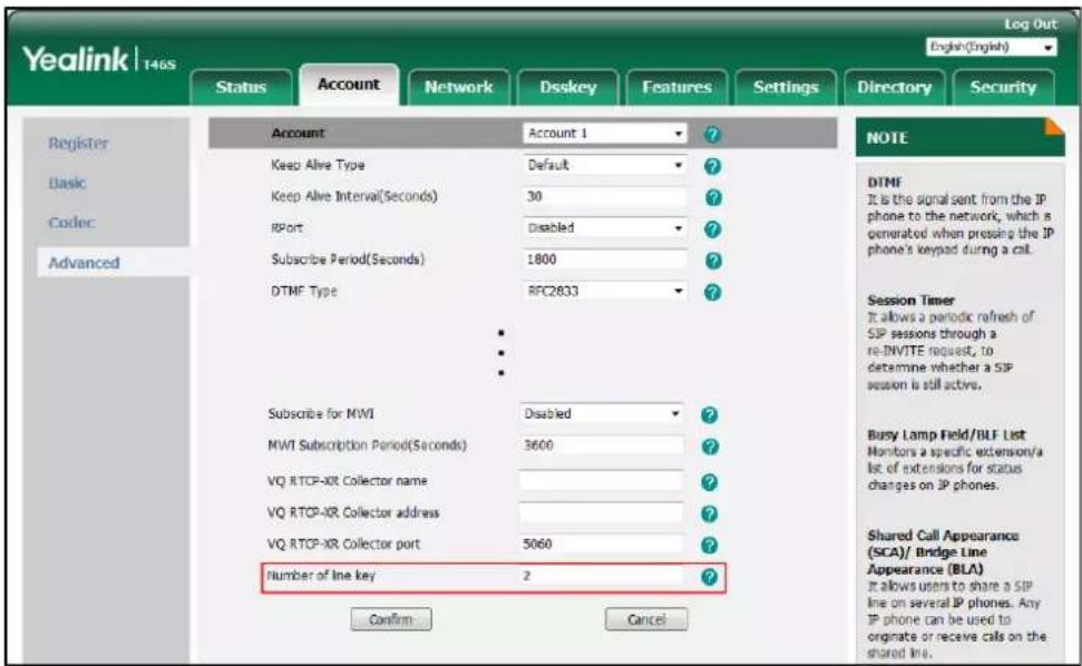 Yealink SIP-T46G - Procedure: - 1