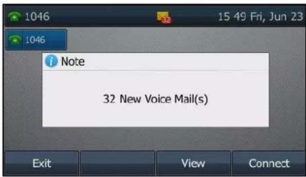 Yealink SIP-T46G - Voice Mail - 1