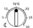 BOSCH TR 220 - Raumtemperatur (Spartemperatur) einstellen - 1