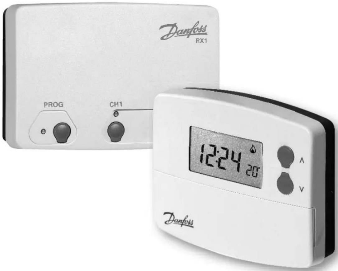 DANFOSS TP4000 Range - Electronic programmable room thermostat - 1