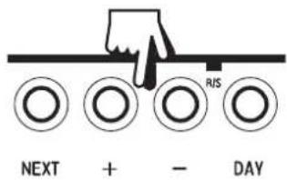 DANFOSS TP7000 Range - To programme Holiday Mode - 3