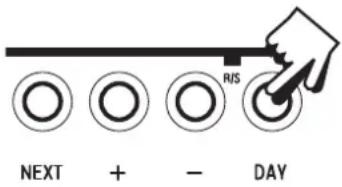 DANFOSS TP7000 Range - Programarea modului Vacanță - 1